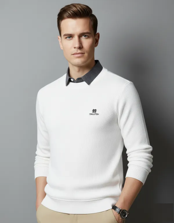 White_Premium_100%_Polyester_Full_Sleeve_SweatShirt_For_Men