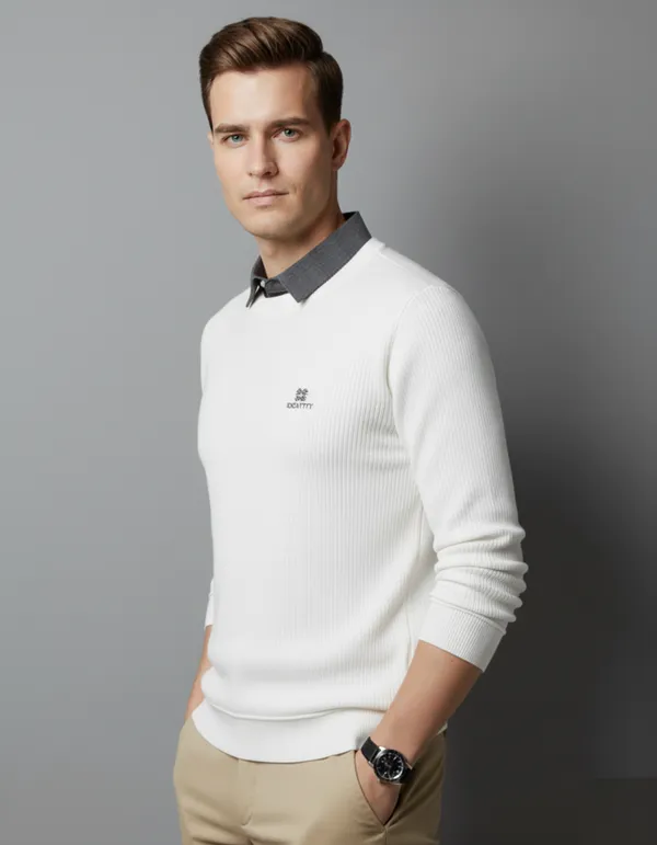 White_Premium_100%_Polyester_Full_Sleeve_SweatShirt_For_Men