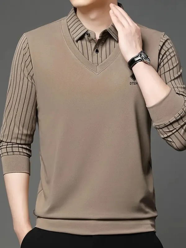 Beige_Premium_100%_Polyester_Full_Sleeve_SweatShirt_For_Men
