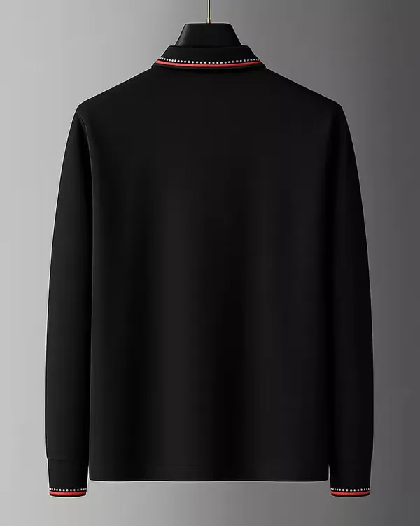 Black_Premium_Cotton_Full_Sleeve_Polo_T-Shirt_For_Men