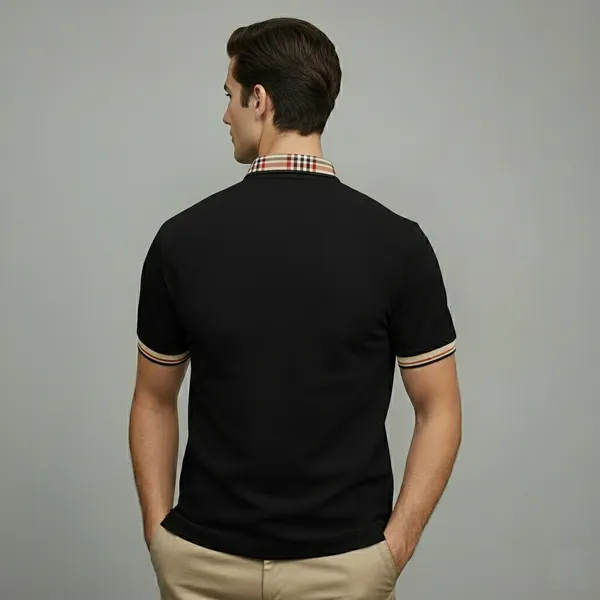Black_Premium_Cotton_Short_Sleeve_Polo_T-Shirt_For_Men