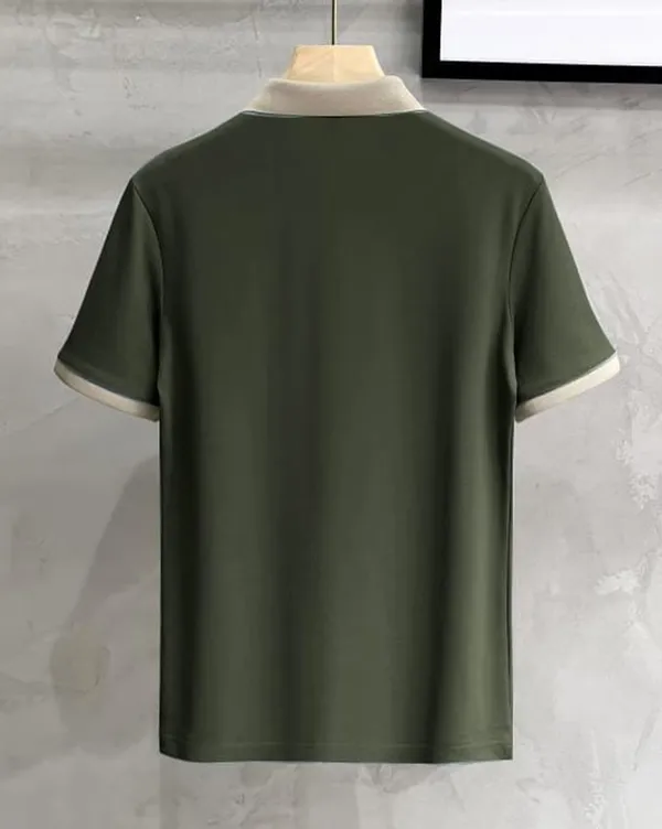 Green_Premium_Cotton_Short_Sleeve_Polo_T-Shirt_For_Men