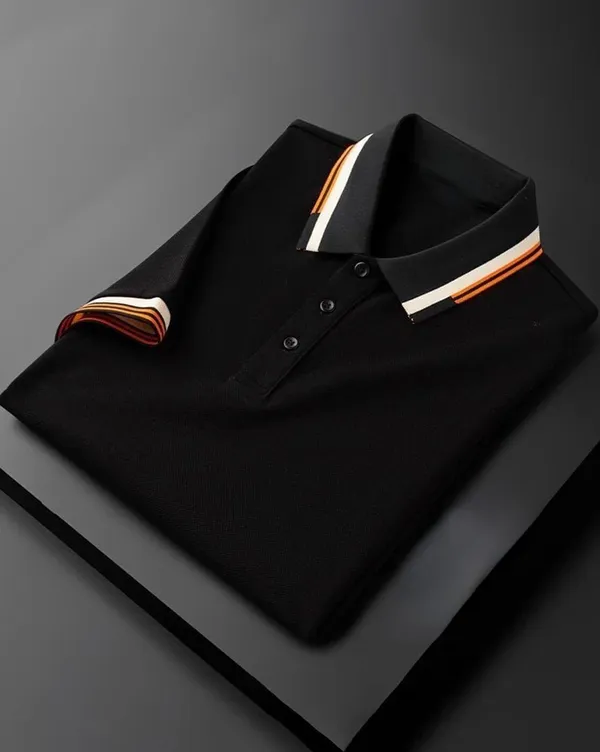 Black_Premium_Cotton_Short_Sleeve_Polo_T-Shirt_For_Men