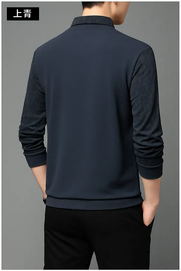 Navy_Blue_Premium_100%_Polyester_Full_Sleeve_SweatShirt_For_Men