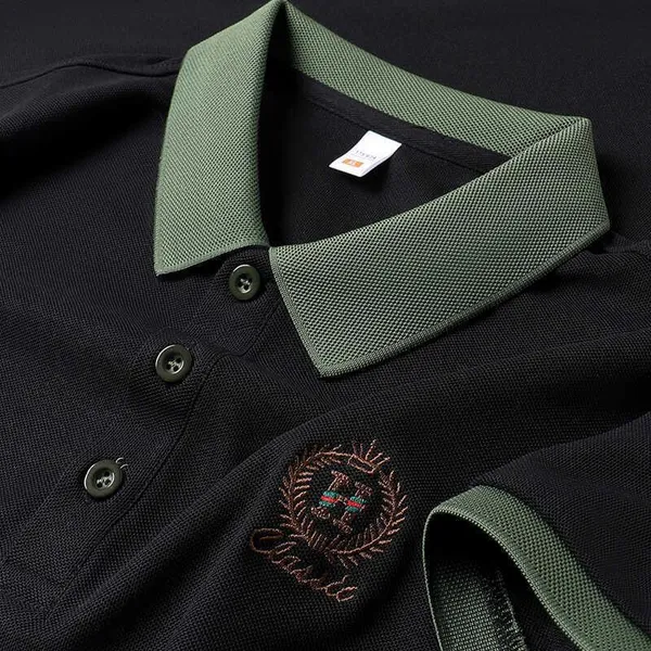 Black_Premium_Cotton_Short_Sleeve_Polo_T-Shirt_For_Men