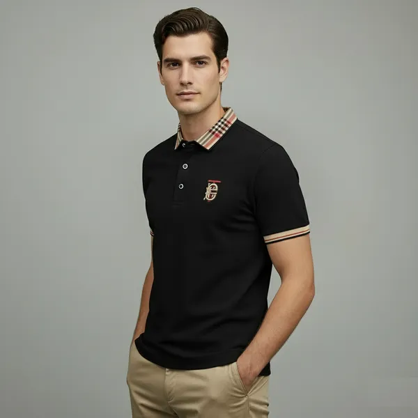 Black_Premium_Cotton_Short_Sleeve_Polo_T-Shirt_For_Men
