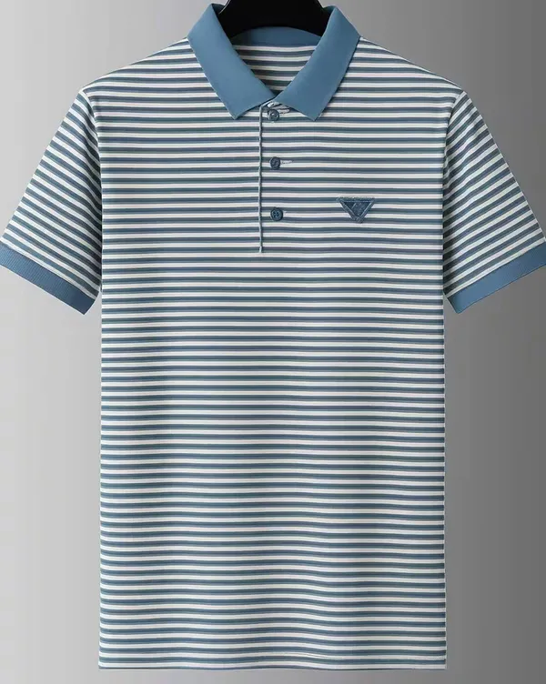 Blue_Premium_Polyester_Short_Sleeve_Polo_T-Shirt_For_Men