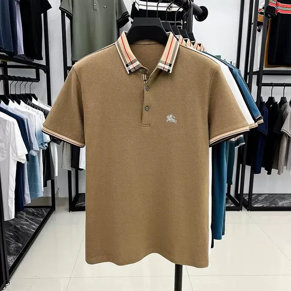 Brown_Premium_Cotton_Short_Sleeve_Polo_T-Shirt_For_Men