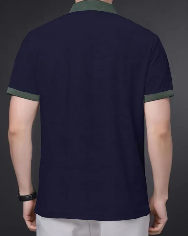 Navy_Blue_Premium_Cotton_Short_Sleeve_Polo_T-Shirt_For_Men