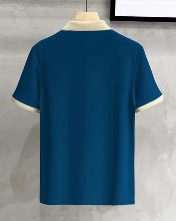 Teal_Premium_Cotton_Short_Sleeve_Polo_T-Shirt_For_Men