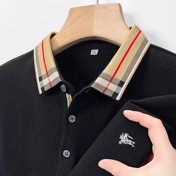 Black_Premium_Cotton_Short_Sleeve_Polo_T-Shirt_For_Men