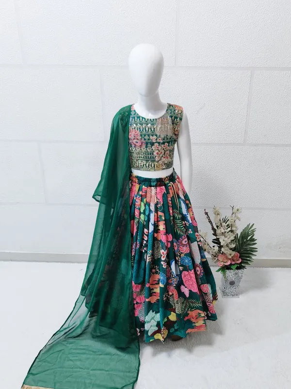 Green_Digital__Kids_Premium_Lehenga