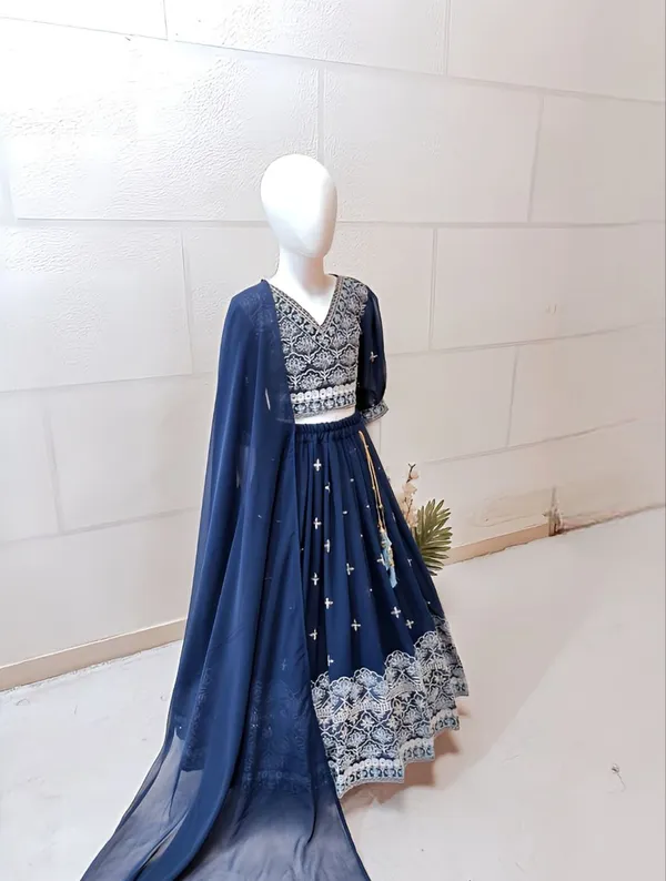 Dark_blue_Faux_Georgette_Embroidered_Sequences_Lehenga_Choli_For_Girls