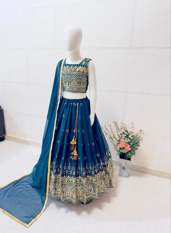 Rama_Siqwons_Kids_Lehenga_Choli___Blooming_Georgette_With_Beautiful__Sequeery__nce_EmbroidWork