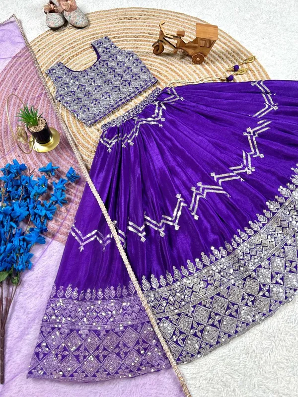 Purple_Chinon_Silk_Beautiful_Sicavs_Embroidered_Lehenga_Choli_For_Girls