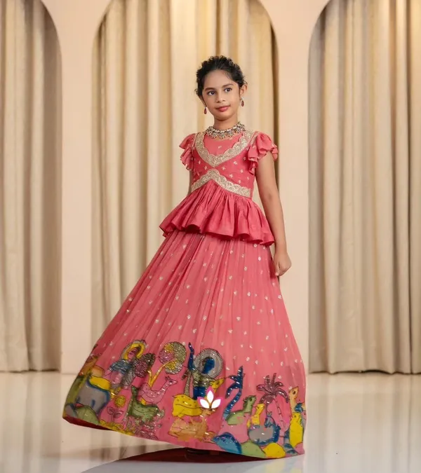 Light_Pink_Chinon_Silk_Lehenga_Choli_For_Girls