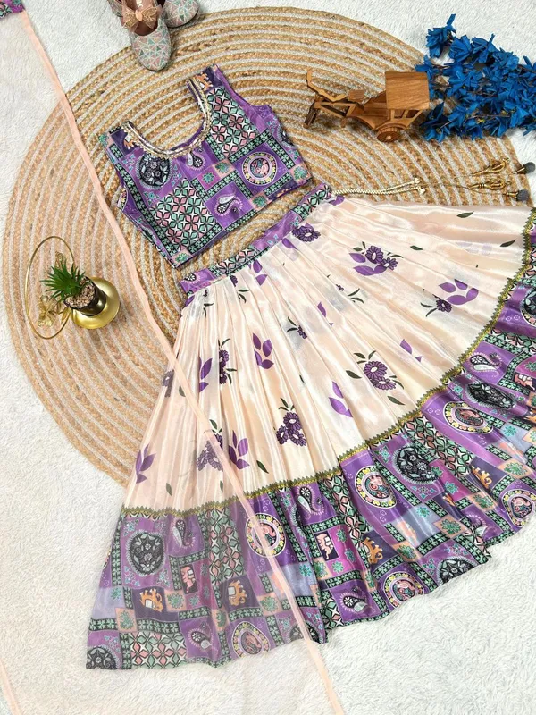 Cream_Chinon_Silk_Soft_Printed_Work_Lehenga_Choli_For_Girls