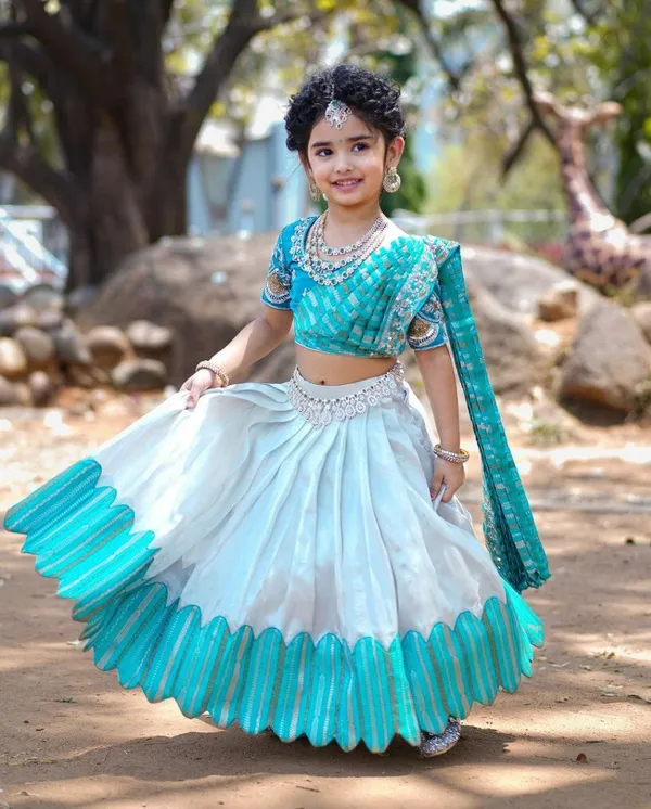 White_Sky_Blue_Heavy_Chelline_With_Embroidered_Sicavs_Cut_Work_Lehenga_Choli_For_Girls
