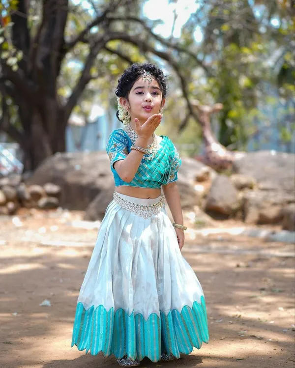 White_Sky_Blue_Heavy_Chelline_With_Embroidered_Sicavs_Cut_Work_Lehenga_Choli_For_Girls