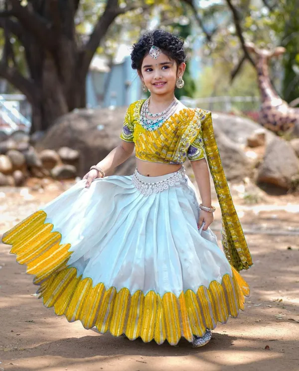 White_Yellow_Heavy_Chelline_With_Embroidered_Sicavs_Cut_Work_Lehenga_Choli_For_Girls