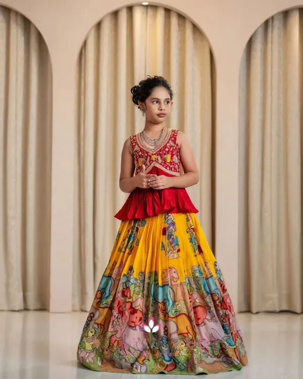 Yellow_Red_Premium_Lehenga_for_Girls