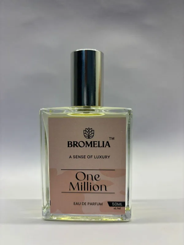 100%_Natural_Bromelia_One_Million_Eau_De_Parfum_|_Long-Lasting_Spicy_Citrus_Perfume_For_Men_|_Blood_Mandarin,_Grapefruit,_Mint,_Cinnamon_&_Rose_|_Amber,_Leather,_Woody_Notes_&_Patchouli_Base_|_50_Ml