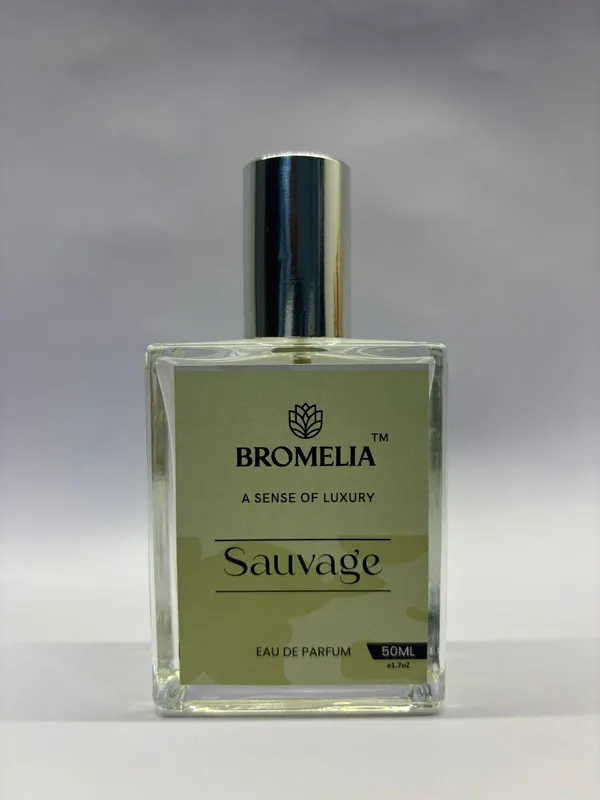 100%_Natural_Bromelia_Sauvage_Eau_De_Parfum_|_Fresh_Spicy_Aromatic_Perfume_|_Bergamot,_Pepper,_Lavender_&_Ambroxan_|_Long_Lasting_Luxury_Fragrance_|_50_Ml__For_Men