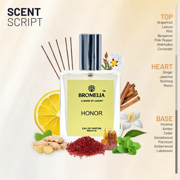 100%_Natural_Bromelia_Honor_Eau_De_Parfum_|_Luxury_Long_Lasting_Perfume_Spray_|_Unisex_Designer_Inspired_Fragrance_|_Sophisticated_Everyday_Scent-50Ml_For_Women_&_Men