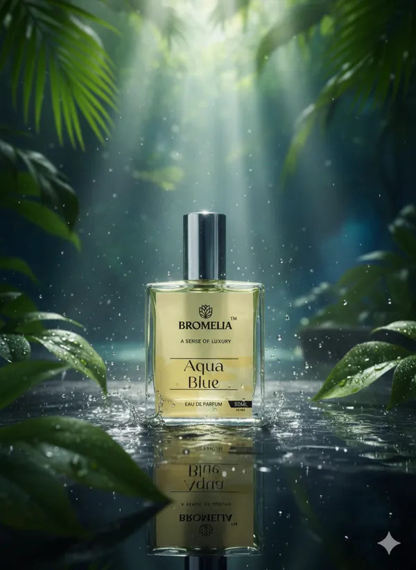 100%_Natural_Bromelia_Aqua_Blue_Eau_De_Parfum_|_Fresh_Marine_&_Woody_Perfume_|_Long-Lasting_Luxury_Fragrance_With_Mint,_Sea_Water,_Cedar_&_Musk_|_50Ml