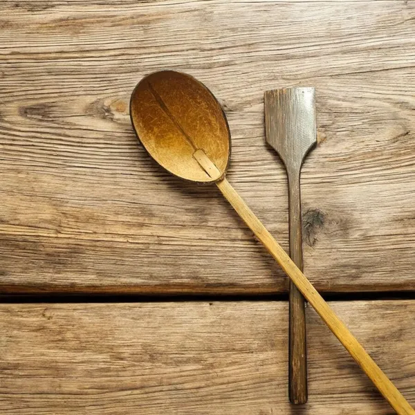 Natural_Brown_Traditional_Wooden_Cooking_Spoons_Set,_Long_Handle_Ladle_And_Spatula,_Kitchen_Utensils,_2-Piece