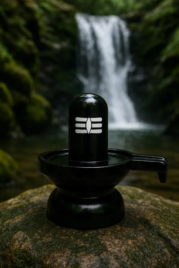 Black_Vas_Divyalingam_Handcrafted_Wooden_Shiva_Lingam_Idol_With_Tripundra_&_Eye_Symbol_|_(18_X_20_Cm)