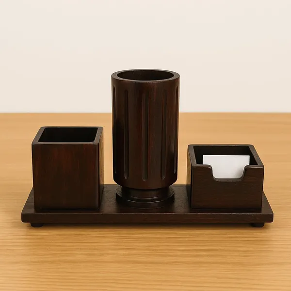Dark_Brown_Vas_Deskmate_Trio_3-In-1_Handcrafted_Wooden_Organizer_(Pen_Stand,_Flower_Vase_&_Card_Holder)