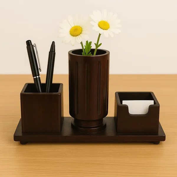 Dark_Brown_Vas_Deskmate_Trio_3-In-1_Handcrafted_Wooden_Organizer_(Pen_Stand,_Flower_Vase_&_Card_Holder)