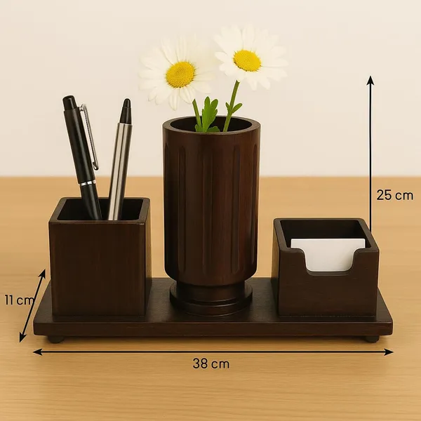 Dark_Brown_Vas_Deskmate_Trio_3-In-1_Handcrafted_Wooden_Organizer_(Pen_Stand,_Flower_Vase_&_Card_Holder)