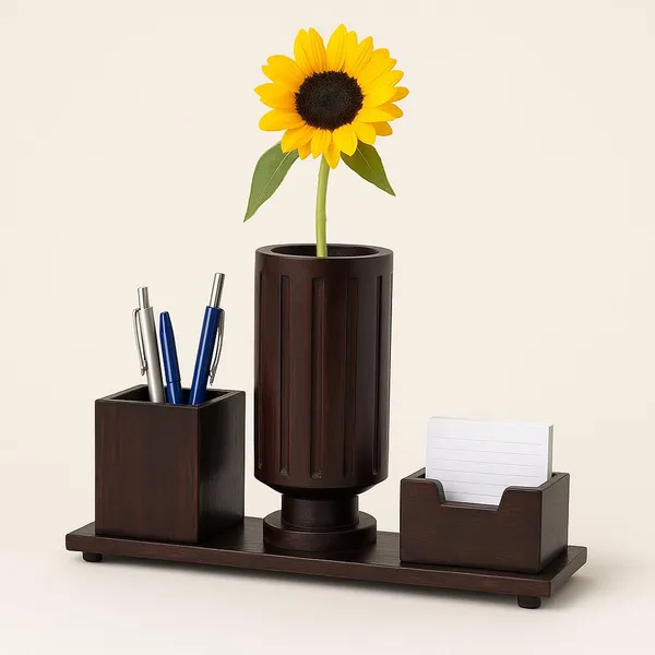 Dark_Brown_Vas_Deskmate_Trio_3-In-1_Handcrafted_Wooden_Organizer_(Pen_Stand,_Flower_Vase_&_Card_Holder)