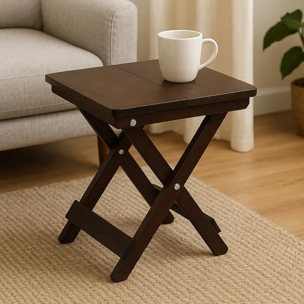 Dark_Brown_Vas_Campnest_Handcrafted_Foldable_Wooden_Table_|_30-37_Cm_|_Made_In_India_|_Dual_Use_As_Side_&_Coffee_Table_|_Solid_Wood_|_X-Frame_|_Rich_Dark_Finish
