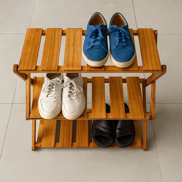 Natural_Brown_Wooden_Foldable_Shoe_Rack,_53_Cm_Length_X_25_Cm_Width_X_54_Cm_Height