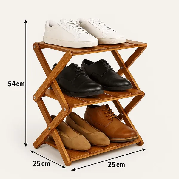 Natural_Brown_Wooden_Foldable_Shoe_Rack,_53_Cm_Length_X_25_Cm_Width_X_54_Cm_Height