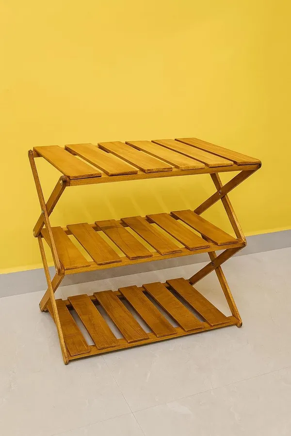 Natural_Brown_Wooden_Foldable_Shoe_Rack,_53_Cm_Length_X_25_Cm_Width_X_54_Cm_Height