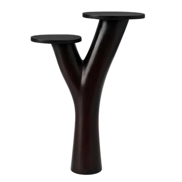 Light_Brown_&_Dark_Brown_Handcrafted_Jackfruit_Wood_Twin_Flower_Vase_Stand_|_Y-Shaped_Solid_Wood_Pedestal_|_Home,_Pooja_&_Living_Room_Decor_|_Eco-Friendly_Wooden_Decor_Stand_(5.6_Kg,_60_Cm_Height)