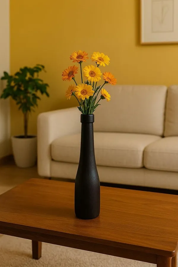 Black_Handcrafted_Jackfruit_Wood_Flower_Vase_|_Vas_|_40_Cm_Bottle_Design_For_Home