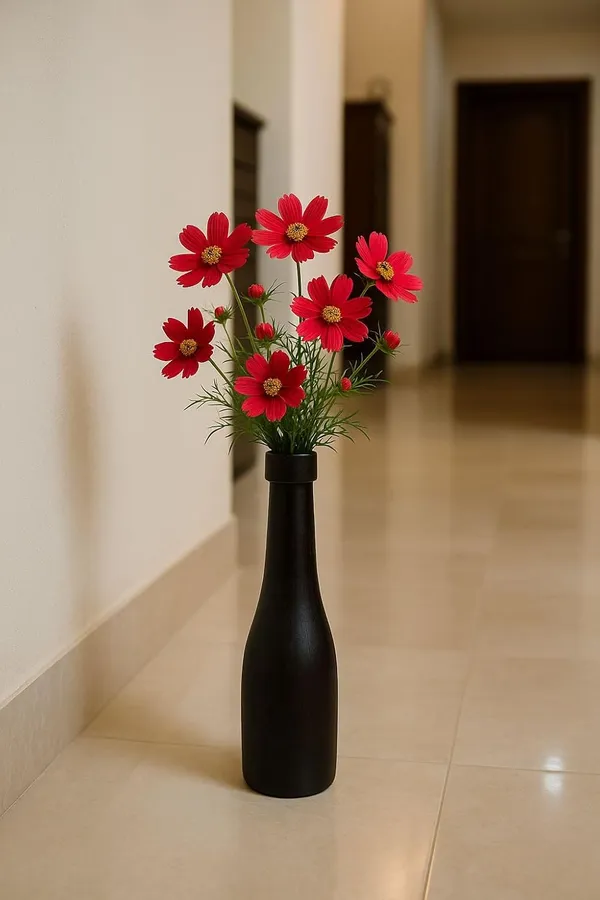 Black_Handcrafted_Jackfruit_Wood_Flower_Vase_|_Vas_|_40_Cm_Bottle_Design_For_Home