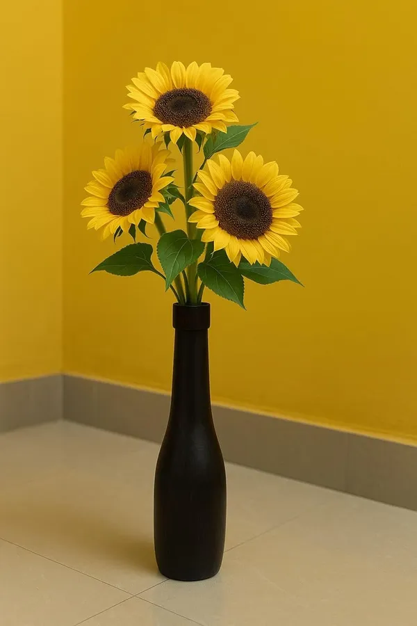 Black_Handcrafted_Jackfruit_Wood_Flower_Vase_|_Vas_|_40_Cm_Bottle_Design_For_Home