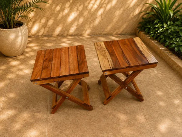 Teak_Wood_Folding_Table_with_2_Folding_Stools_Set
