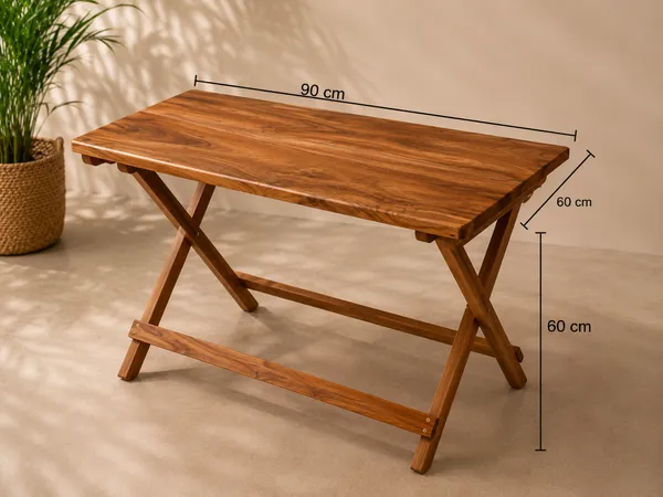 VAS_CampNest™_Premium_Solid_Teak_Wood_Foldable_Table_(90_×_60_×_60_cm)