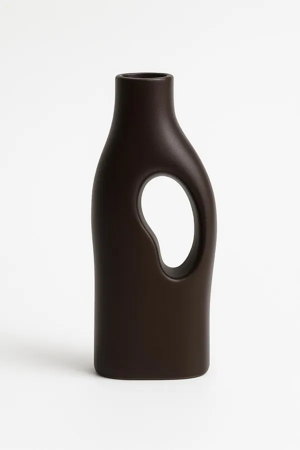 Black_Handcrafted_Jackfruit_Wood_Flower_Vase_|_Vas_Vinayak_Artisan_Studio_|_40_Cm_Bottle_Design_For_Home