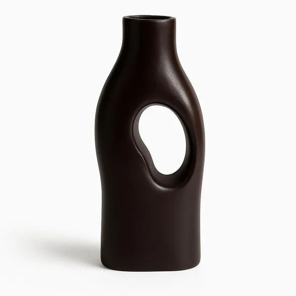 Black_Handcrafted_Jackfruit_Wood_Flower_Vase_|_Vas_Vinayak_Artisan_Studio_|_40_Cm_Bottle_Design_For_Home