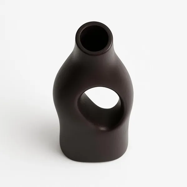 Black_Handcrafted_Jackfruit_Wood_Flower_Vase_|_Vas_Vinayak_Artisan_Studio_|_40_Cm_Bottle_Design_For_Home