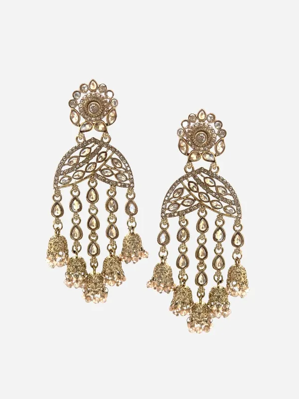 Gold-Toned_Kundan_&_Pearl_Studded_Crescent_Shaped_Jhumkas