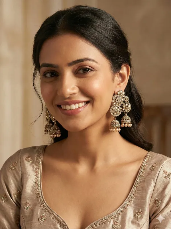Traditional_Gold-Tone_Kundan_&_Shadow_Jhumka_Earrings_for_Women